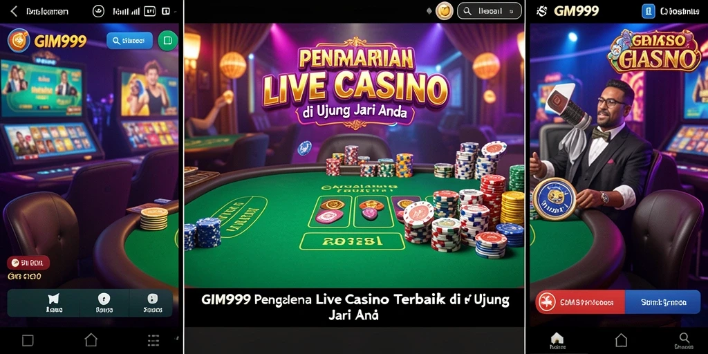 Tampilan gameplay langsung GIM999 dengan dealer profesional.