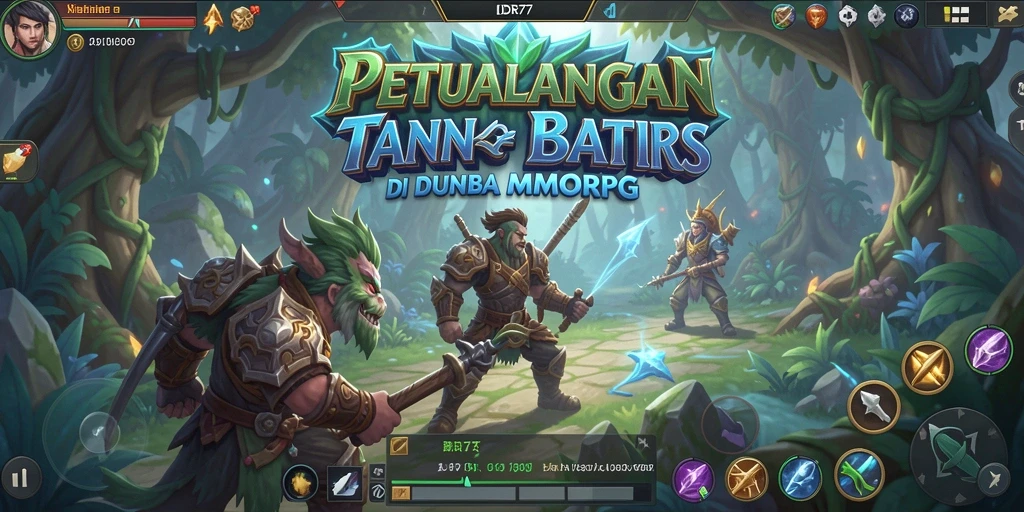 Tampilan gameplay IDR77 yang mendebarkan di dunia MMORPG.